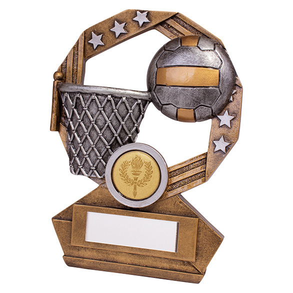 Enigma Netball Trofeo Premio 140mm Grabado Gratis 