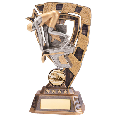Falcon Swimming Female Trophy Award 105mm FREE Engraving 